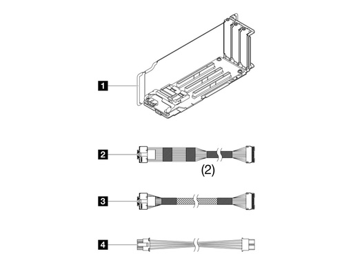 [4XC7A86701] Lenovo Server-Riser-Kit