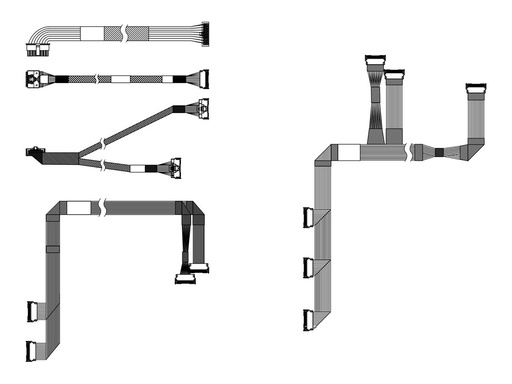 [4X97A83829] Lenovo ThinkSystem - Speicherkabelkit - für ThinkSystem