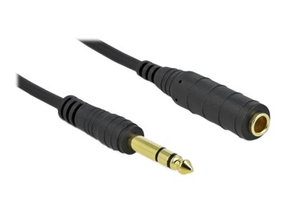 [86766] Delock Audioverlängerungskabel - Stereo-Stecker weiblich zu Stereo-Stecker männlich