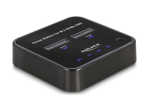 [64177] Delock SSD-Dockingstation mit Klon-Funktion Schächte: 2 - M.2 - M.2 NVMe Card - USB 3.2 (Gen 2)