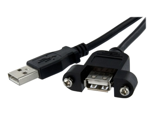 [USBPNLAFAM3] StarTech.com 90cm USB A Blendenmontage Kabel Bu/St - USB Verlängerungskabel - Einbaubuchsen Kabel Verlängerung - USB-Verlängerungskabel - USB (W)