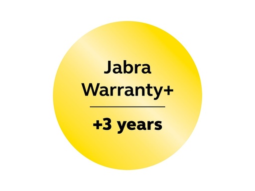 [27X5-39893] Jabra Warranty+ - Serviceerweiterung - erweiterte Garantie - 3 Jahre (ab ursprünglichem Kaufdatum des Geräts)