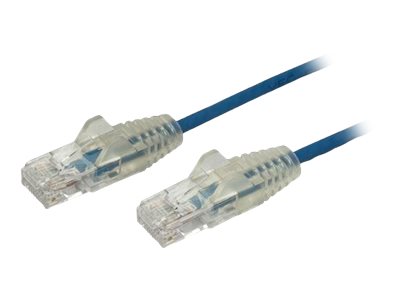 [N6PAT300CMBLS] StarTech.com 3m Slim LSZH CAT6 Ethernet Cable, 10 Gigabit Snagless RJ45 100W PoE Patch Cord, CAT 6 10GbE UTP Network Cable w/Strain Relief, Blue, ETL, Low Smoke Zero Halogen - Category 6 - 28AWG (N6PAT300CMBLS)