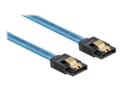 [82127] Delock SATA 6 Gb/s Cable UV glow effect - SATA-Kabel