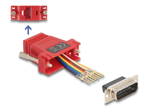 [67109] Delock Serieller Adapter - 15 pin D-Sub (DB-15)