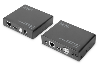 [DS-55505] DIGITUS 4K HDMI HDBaseT 2.0 KVM Extender Set, 100 m