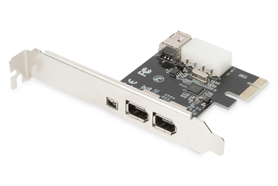 [DS-30201-5] DIGITUS PCI Express Karte, Firewire 1394a (3+1 Port)