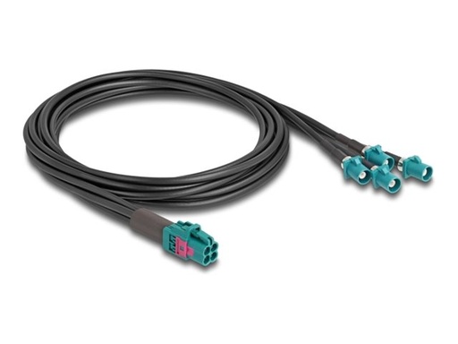 [90125] Delock Antennenkabel - Mini FAKRA Z Steckverbinder quad (M)