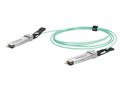 [DN-81622] DIGITUS 100GBase Direktanschlusskabel - QSFP28 zu QSFP28 - 2 m - Glasfaser - Duplex - SFF-8431/SFF-8432 - Active Optical Cable (AOC)