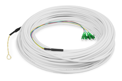 [DK-3904LCA-50] DIGITUS FTTH Drop Kabel, Singlemode, 4 Fasern, 4 LC/APC, 50 m