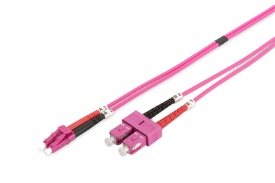 [DK-2532-05-4] DIGITUS LWL Multimode Patchkabel, OM4, LC / SC