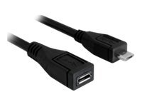 [83133] Delock USB-Verlängerungskabel - Micro-USB Typ B (W)