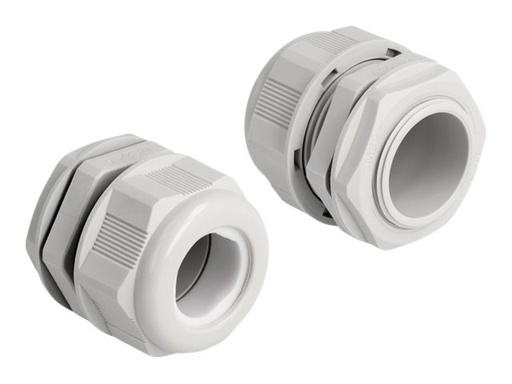 [60476] Delock Kabelverschraubung (M32) - Grau (Packung mit 2)