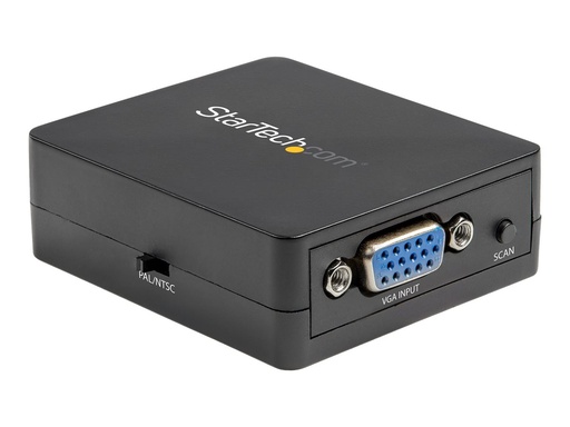 [VGA2VID2] StarTech.com 1080p VGA to RCA and S-Video Converter - USB Powered - Videoadapter - VGA/S-Video/FBAS - HD-15 (VGA)