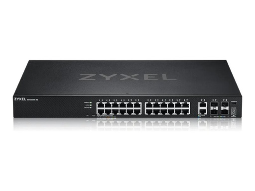 [XGS2220-30-EU0101F] ZyXEL XGS2220 Series XGS2220-30 - Switch - L3-Zugang, NebulaFLEX Cloud - managed - 24 x Gigabit Ethernet + 6 x 10/100/1000 (Uplink)