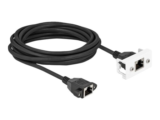 [87137] Delock Netzwerkkabel - RJ-45 (W) mit Muttern zu RJ-45 (W)