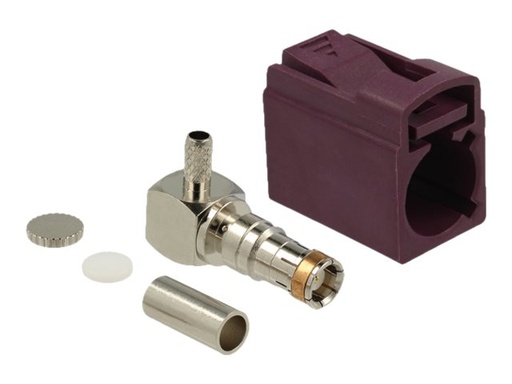 [89716] Delock FAKRA D jack 90° for crimping - Modulare