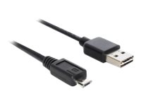 [85156] Delock Easy - USB-Kabel - USB (M) umkehrbar zu Micro-USB Typ B (M)