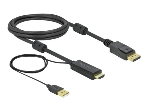 [85964] Delock Video- / Audiokabel - HDMI, USB (nur Strom)