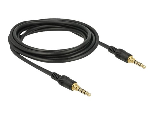 [85601] Delock Audiokabel - 4-poliger Mini-Stecker