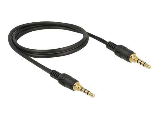 [85595] Delock Audiokabel - 4-poliger Mini-Stecker