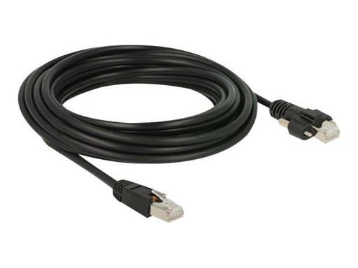 [85670] Delock Patch-Kabel - RJ-45 (M) schraubbar zu RJ-45 (M)