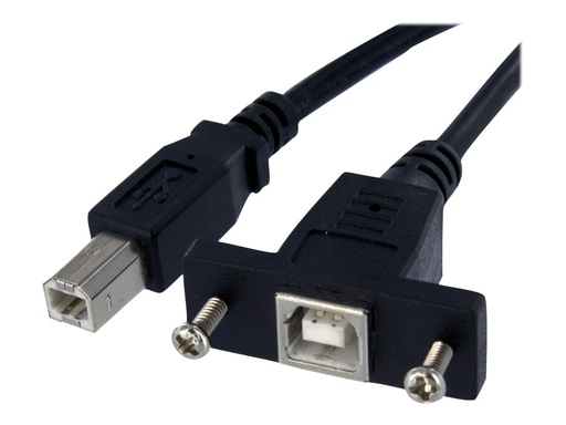 [USBPNLBFBM1] StarTech.com 30 cm USB B auf B Kabel zur Slotbelch Montage – Buchse/Stecker - USB-Kabel - USB Typ B (W)