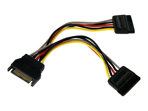 [PYO2SATA] StarTech.com SATA Y-Stromkabel Power Cable Splitter S-ATA Powerkabel (15pin)