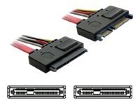 [84361] Delock SATA-Verlängerungskabel - Serial ATA 150/300 - SATA Combo (M)