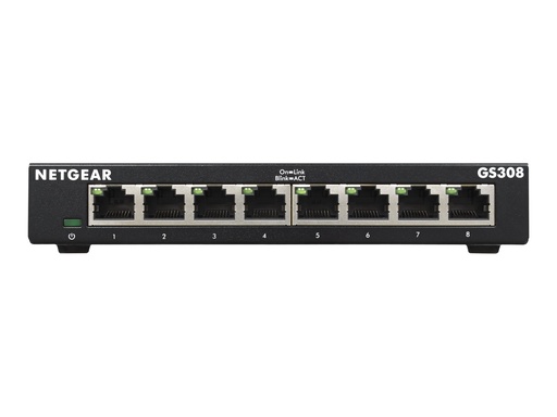 [GS308-300PES] Netgear GS308v3 - Switch - unmanaged - 8 x 10/100/1000