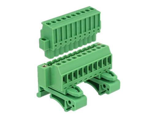 [65941] Delock Netzanschlussadapter-Kit - grün