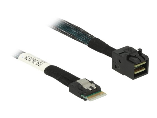 [85081] Delock Internes SAS-Kabel - SAS 12Gbit/s - 4i Slim SAS (M)