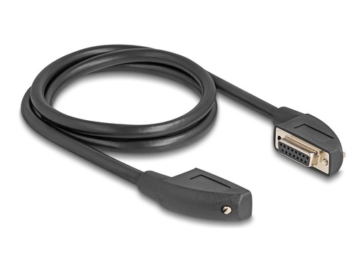 [80476] Delock Kabel seriell - 15 pin D-Sub (DB-15) (W)
