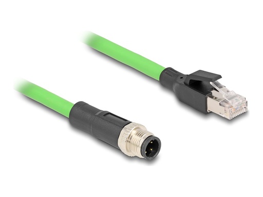 [80426] Delock Netzwerkkabel - M12 (4-polig) (M) zu RJ-45 (M)