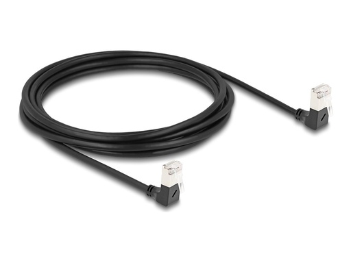 [80301] Delock Patch-Kabel - RJ-45 (M) nach unten abgewinkelt zu RJ-45 (M)