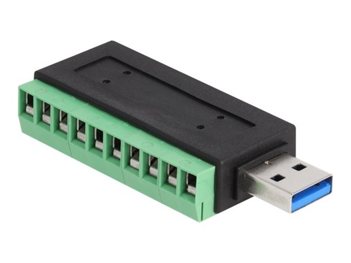 [66044] Delock USB-Adapter - 10-poliger Anschlussblock zu USB Typ A (M)