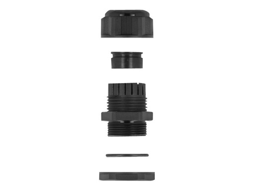 [60393] Delock Kabelverschraubung - Schwarz (Packung