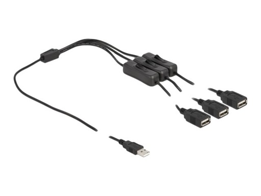 [86804] Delock Netz-Splitter - USB (M) zu USB (W)