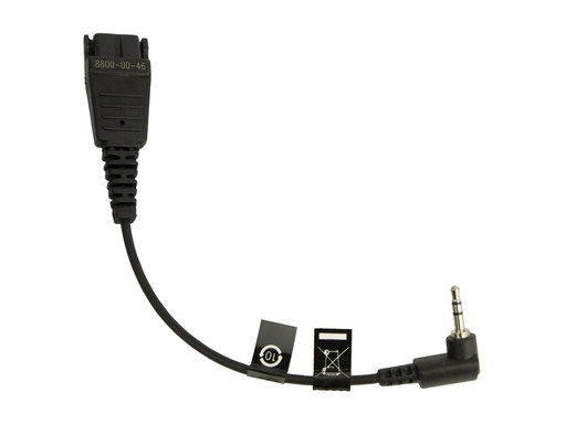 [8800-00-46] Jabra Headset-Kabel - Mikro-Stecker männlich