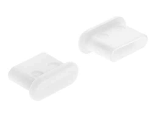 [64095] Delock Dust Cover for USB Type-C Female - Schutzumschlag - weiß (Packung mit 10)