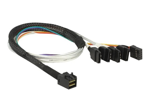 [83315] Delock Internes SAS-Kabel - SAS 6Gbit/s - 4x Mini SAS HD (SFF-8643)