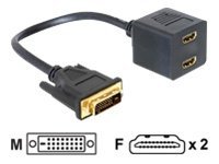 [65069] Delock Videokabel - HDMI (W) zu DVI-D (M)