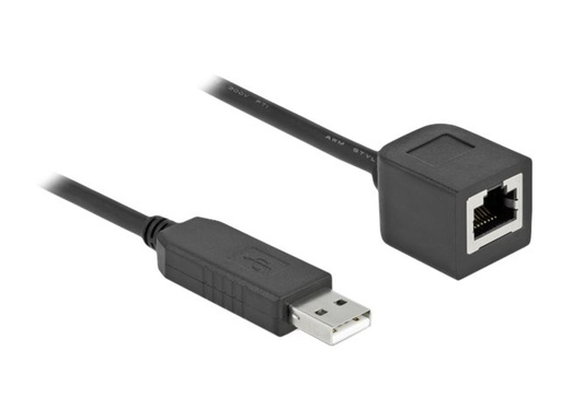 [64164] Delock Serieller Adapter - USB (M) zu RJ-45 (W)