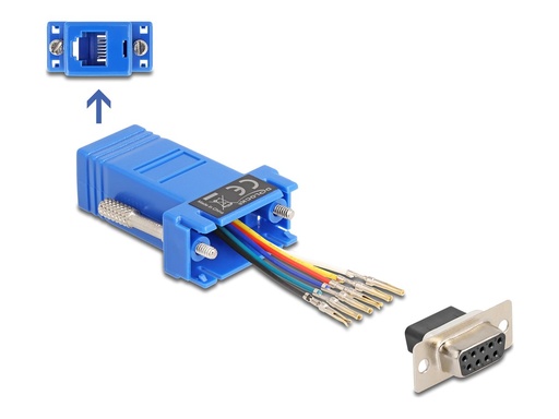 [67080] Delock Assembly Kit - Serieller Adapter - DB-9 (W)