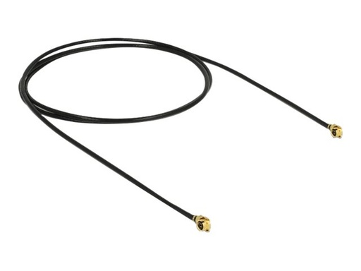 [89611] Delock Antennenkabel - MHF/U.FL Stecker gewinkelt zu MHF/U.FL Stecker gewinkelt