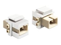 [86331] Delock Netzwerkkoppler - SC multi-mode (W)
