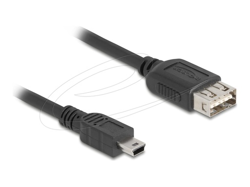 [81526] Delock USB-Kabel - mini-USB Typ B (M) zu USB (W)