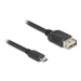 [81517] Delock USB 2.0 Kabel EASY Typ Micro-B Stecker zu Typ-A Buchse 0 - Kabel - Digital/Daten