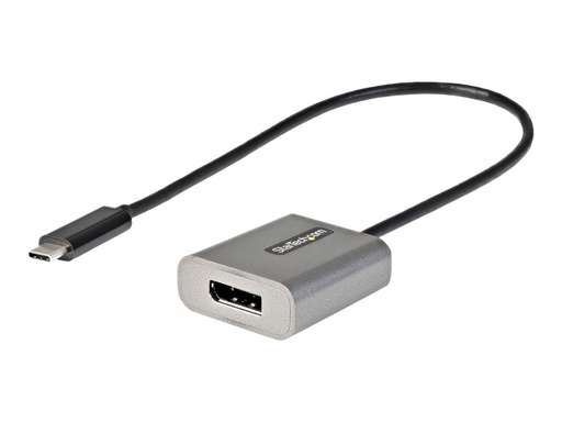 [CDP2DPEC] StarTech.com StarTech USB-C auf DisplayPort Adapter - 8K/4K 60Hz USB-C zu DisplayPort 1.4-Adapter Dongle - USB-Type-C auf DP Monitor Videokonverter - Funktioniert mit Thunderbolt 3 - 30cm Kabel (CDP2DPEC)
