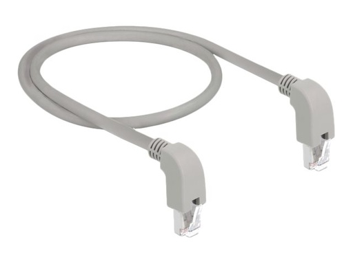 [85859] Delock Patch-Kabel - RJ-45 (M) nach unten gewinkelt zu RJ-45 (M)